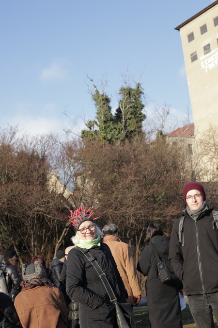 Foto-Protestgruppe im Oeverseepark in Graz am 12.1.2023