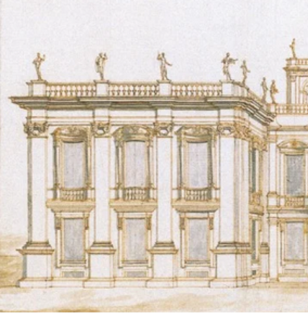 Johann Bernhard Fischer von Erlach, Entwurf für ein fürstliches Lustgartengebäude