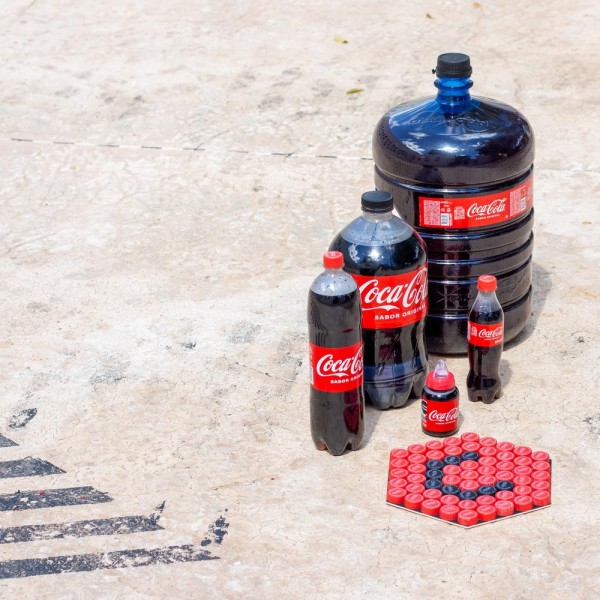 verschiedene Cola-Flaschen Projekt CCC 2023