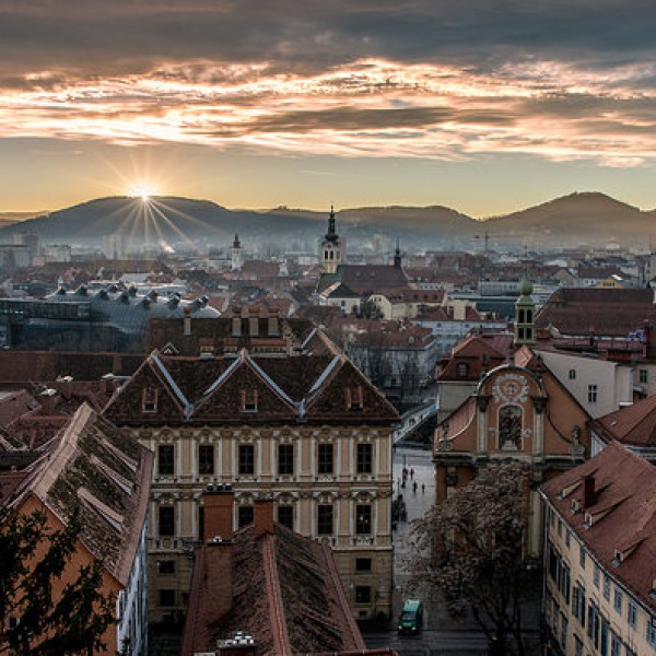 Blick über Graz, ©mur.at, Initiative Netzkultur 