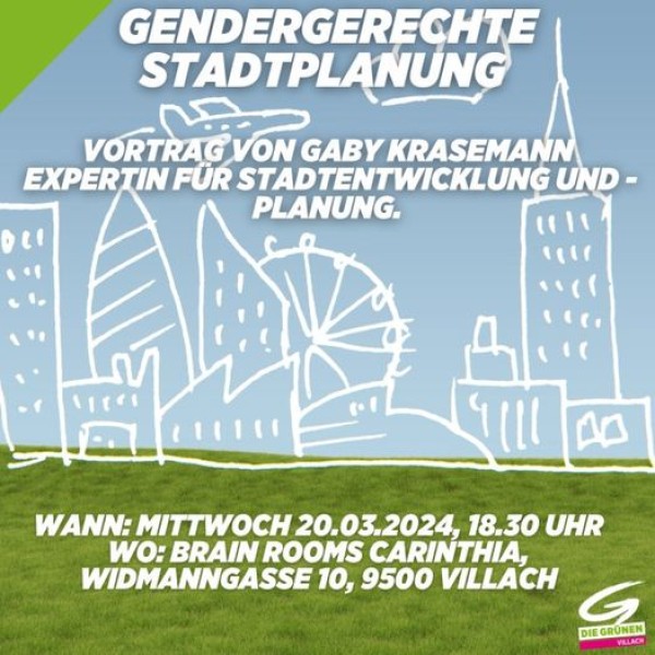 Gendergerechte Stadtplanung, Vortrag Gaby Krasemann