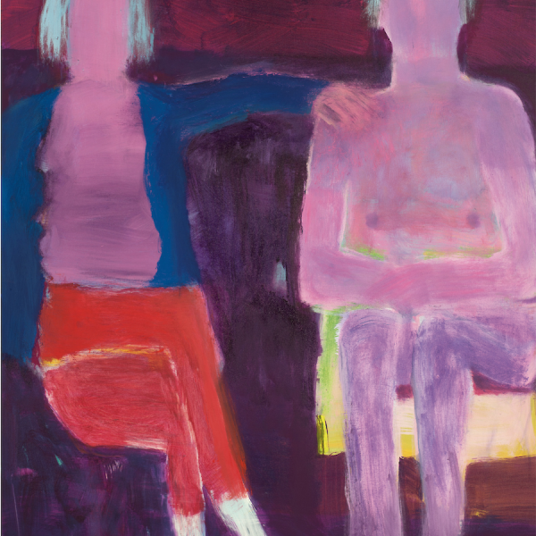 Katherine Bradford, Couple No Shirts, 2018, Courtesy CANADA, New York und Katherine Bradford; Jerry Speyer, New York