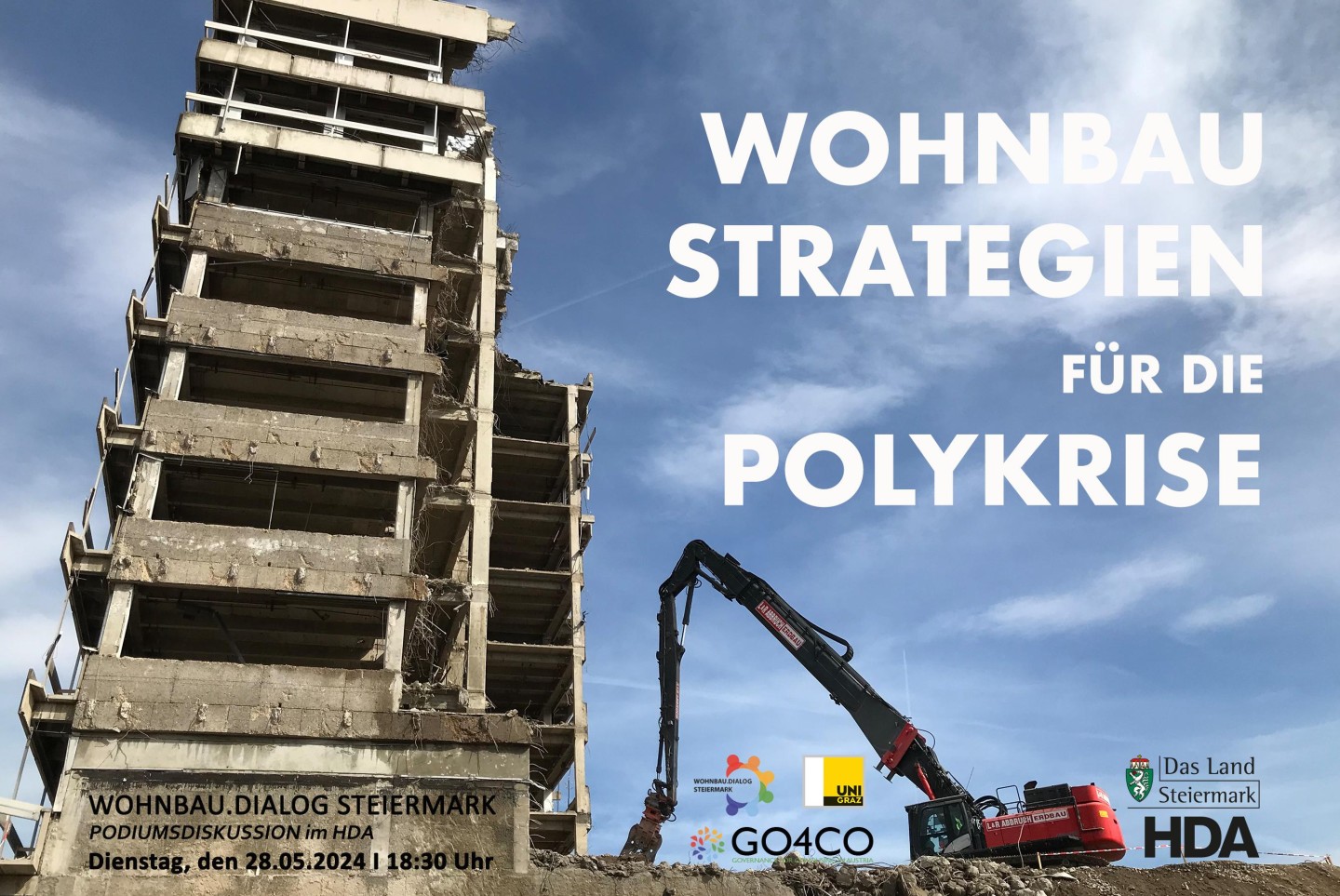 Wohnbaustrategien für die Polykrise, Wohnbau Dialog Steiermark